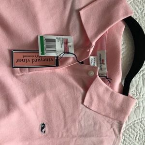 Vineyard Vines polo.
